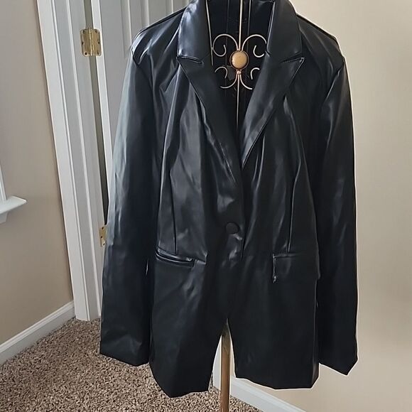 Laundry Shelli Segal Lightweight Jacket Size L Dressy Buttery Soft - Picture 1 of 11